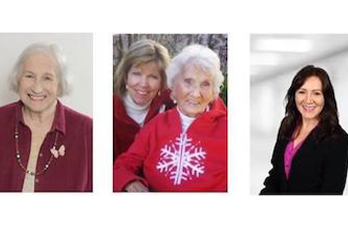 portraits of Carol Levine, Kathy Rust, and Joann Sorra, Ph.D.